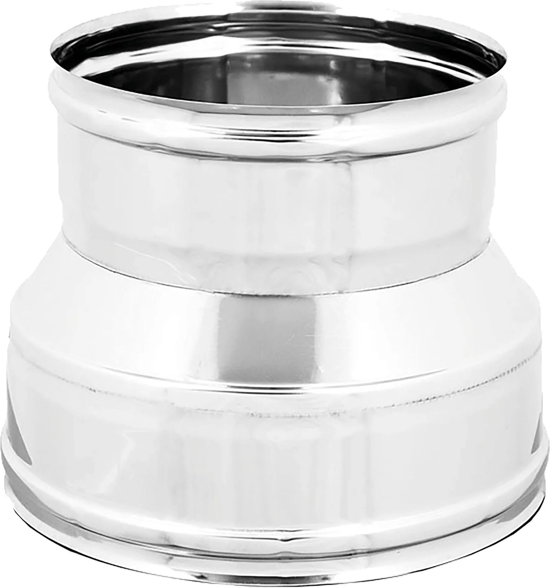 Zinco RACCORDO INOX MONOPARETE Ø 130 F - Ø 100 F 5 Dc