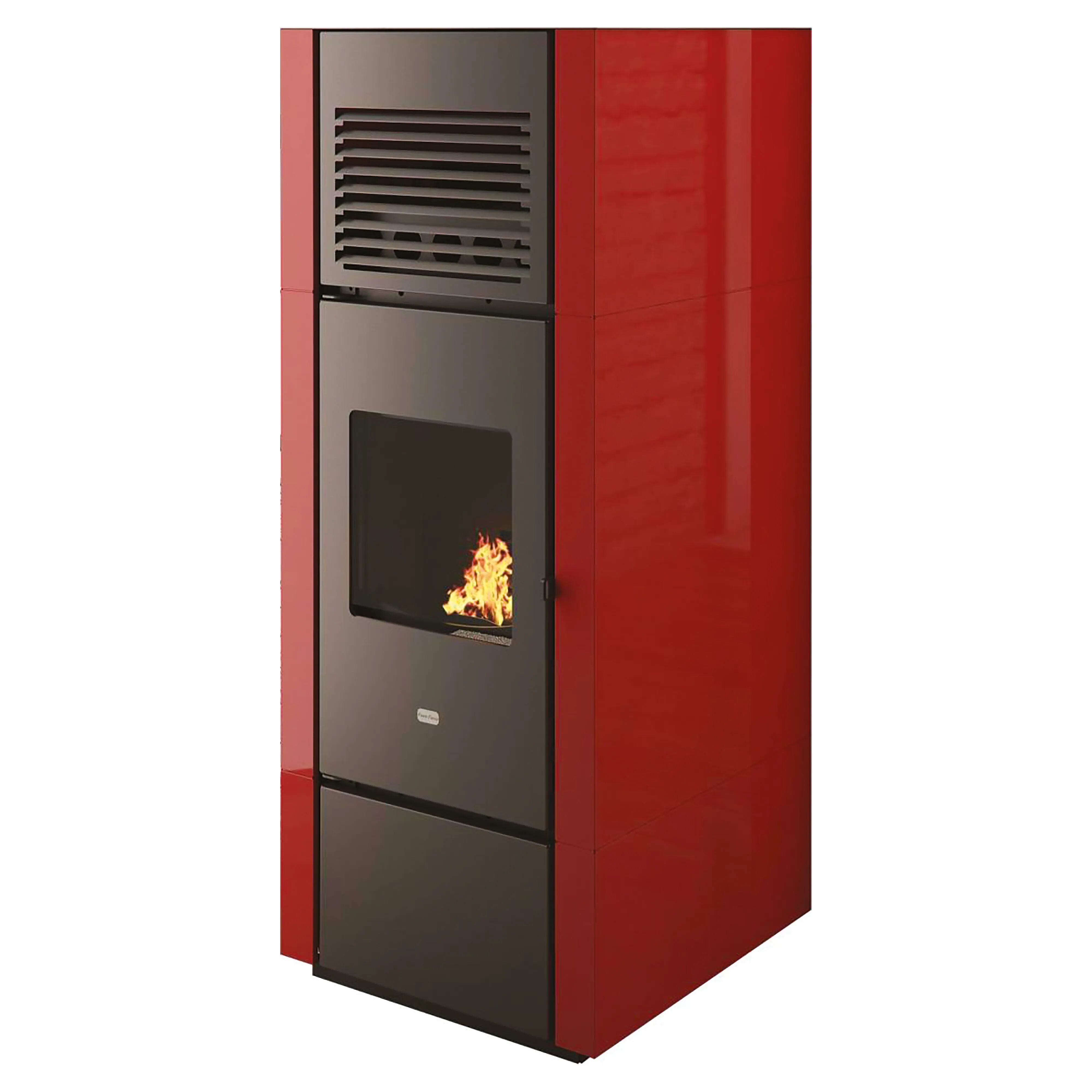 Punto Fuoco STUFA A PELLET CANALIZZATA PUNTOFUOCO NIA 15 kW BORDEAUX