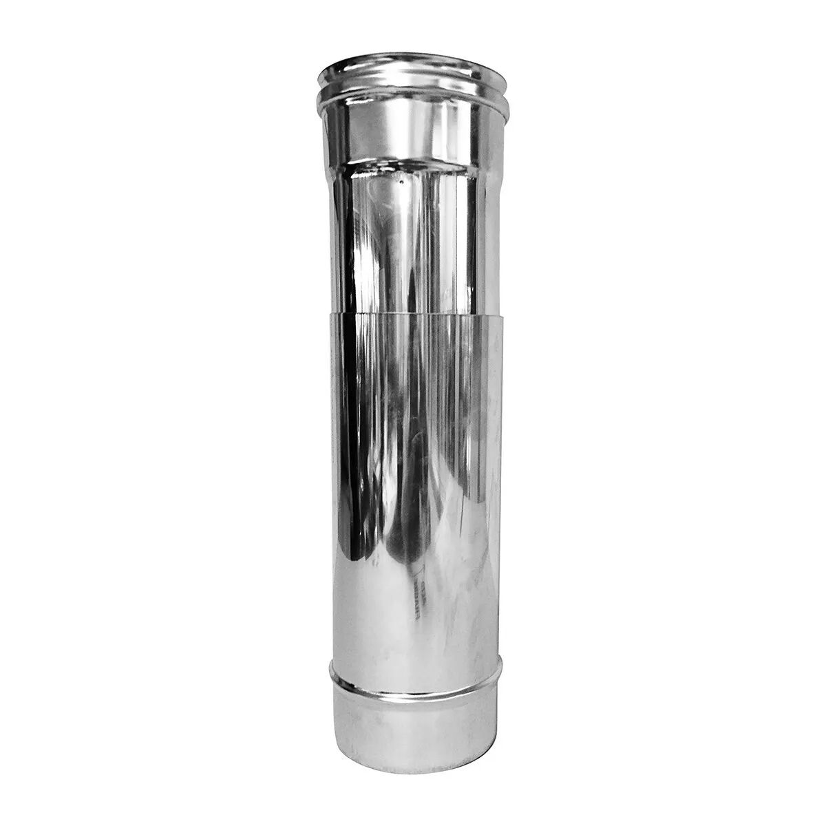 Stabile TUBO FUMI DOPPIA P.TELESC.Ø80 340-550 mm  ACCIAIO INOX AISI 316L CONFORME EN 1856-2