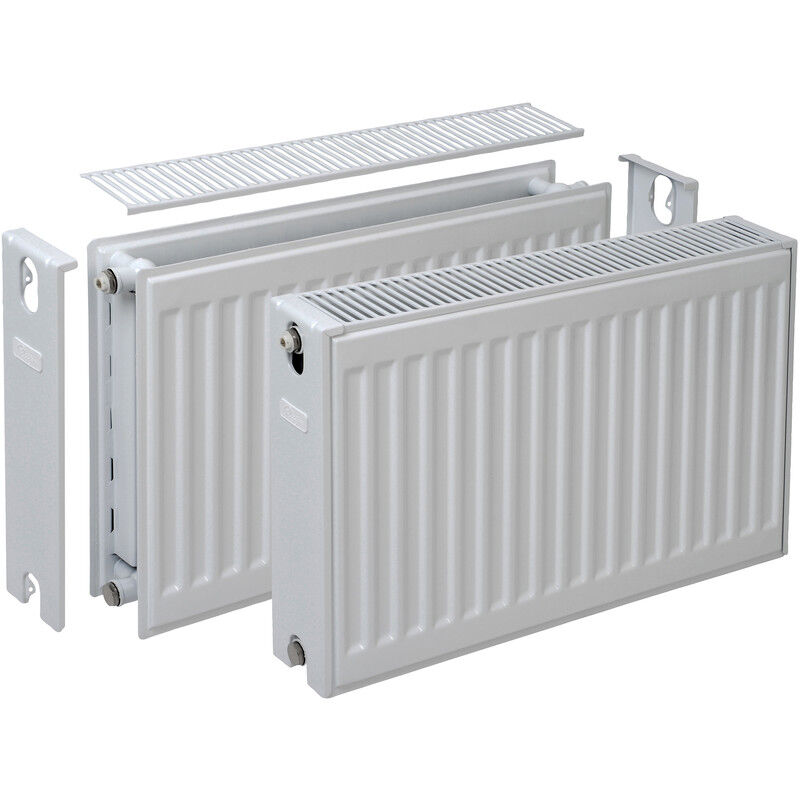 Plieger Compact radiator dubbel 600 x 600mm 1052W