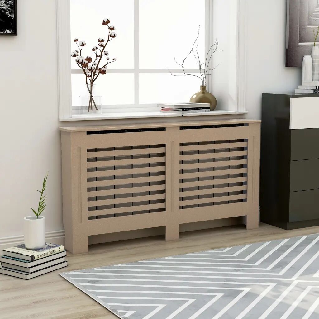 vidaXL Radiatordeksel 152x19x81 cm MDF