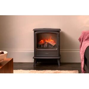 Dimplex Evandale Optimyst Freestanding Electric Flame Effect Stove with 2kw Heater and Remote Control gray