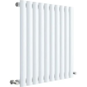 Hudson Reed Revive Vertical Designer Radiator white 60.0 H x 58.6 W x 5.5 D cm