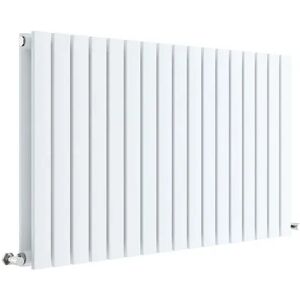 Hudson Reed Sloane Horizontal Designer Radiator white 600.0 H x 992.0 W x 7.2 D cm