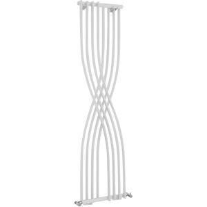 Hudson Reed Xcite Vertical Designer Radiator gray/white 1775.0 H x 450.0 W x 9.5 D cm