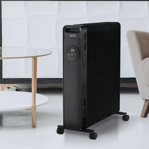 Igenix Digital Oil Filled Vertical Standard Radiator black 64.0 H x 28.0 W x 55.0 D cm