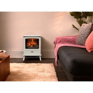 Dimplex Evandale Optimyst Freestanding Electric Flame Effect Stove with 2kw Heater and Remote Control gray 58.0 H x 44.0 W x 28.0 D cm