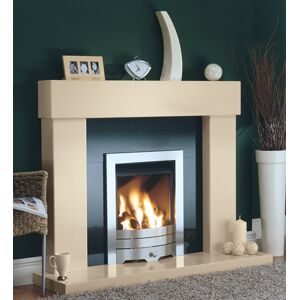 Fireside Ashbourne Marfil Surround with Marfil Hearth and Granite Back Panel