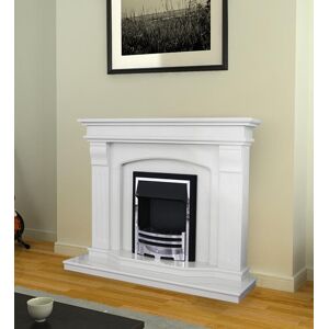 Axon Fireplaces Aspen Polar White Marble Fireplace