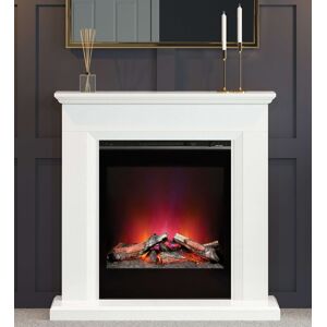 Flare by Be Modern Flare Lorento Micro Marble Electric Fireplace Suite