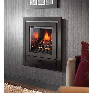 Crystal Fires Royale 4 Sided Hole In the Wall with Gem Gas Fire