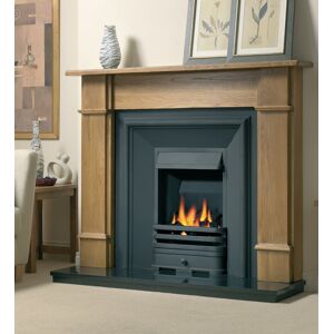 Cast Tec Flat Victorian Solid Oak Wooden Fire Surround