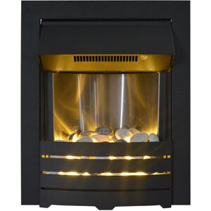 Axon Fireplaces Helios Black Electric Fire