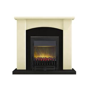 Axon Fireplaces Holden Fireplace Suite in Ivory with Blenheim Electric Fire