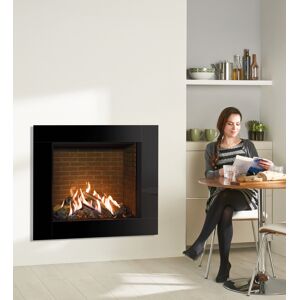 Gazco Reflex 75T Icon XS Conventional Flue Gas Fire with Brick Lining Effect