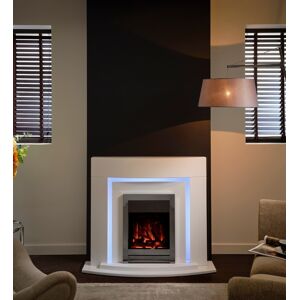 Flamerite Virtue Free Standing Electric Fireplace Suite