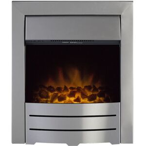 Adam Colorado Electric Fire in Brushed Steel - Brushed Steel