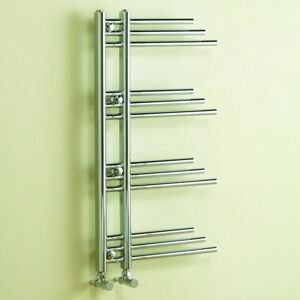 New York Chrome 900mm x 500mm Designer Towel Rail - jfk - Chrome - Kartell