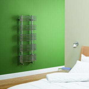 Oakland Chrome Designer Heated Towel Rail 920mm h x 500mm w - Kartell