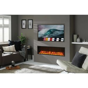 Radiance 105R Electric Inset Fire Media Wall led Fireplace - Gazco