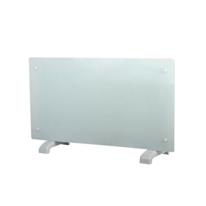 GLOWMASTER (White, 1000w) Panel Heater Radiator Portable Slimline Heating Wall Mounted Free
