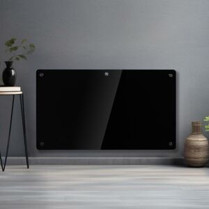Panel Heater Glass 1500W Black Futura