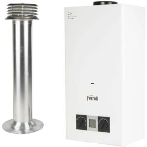 Ferroli Pegaso Eco 11 LPG Gas Water Heater & Flue Kit