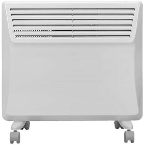 Devola Electric Panel Heater Low Energy Wall mounted Radiator 1000W, Eco Warm Energy Efficient Technology, Floor stand & wall mount, Adjustable Thermostat with Programmable Timer, Lot 20, DVS1000W