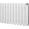 Adam 5118 BTU Electric Radiator Space Heater with Adjustable Thermostat white 58.0 H x 83.0 W x 9.0 D cm