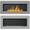 (Fireplace without glass) Bio Ethanol Bioethanol Fireplace B2C BOX 900 x 400 Gre