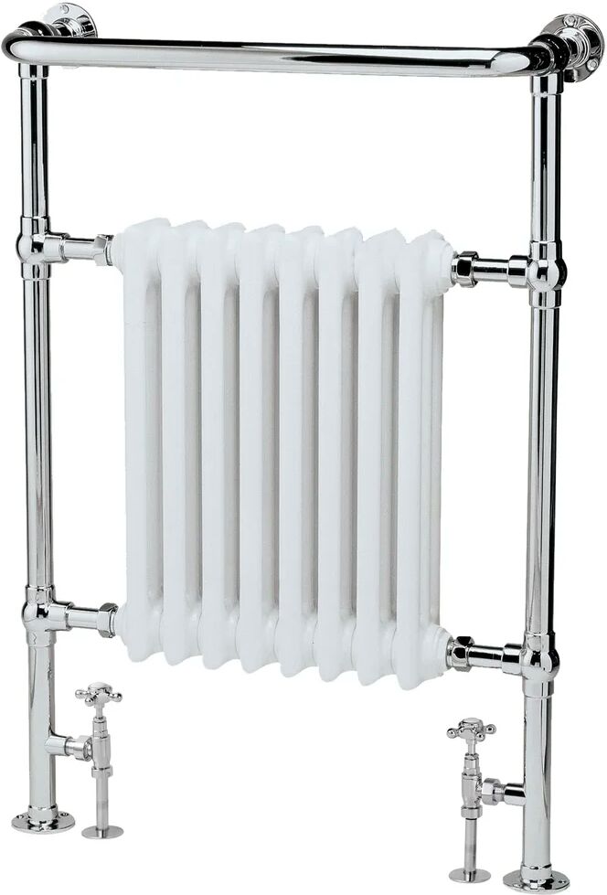 Hudson Reed Harrow Vertical Flat Panel Radiator gray/white 9.63 H x 6.73 W x 2.3 D cm