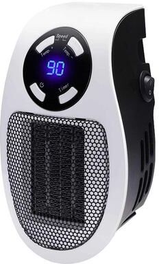 Brentwood Appliances Brentwood 350 Watt Plug-In Wall Outlet Personal Space Heater in White