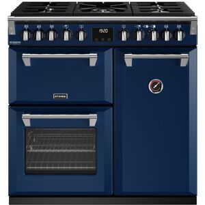 Stoves RCHDXD900DFMBL 90cm Dual Fuel Range Cooker - Midnight Blue