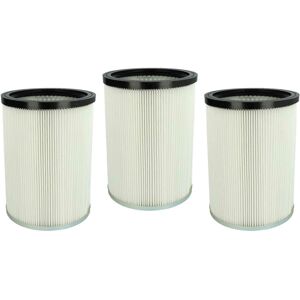 Vhbw - 3x Patronen-Filter kompatibel mit Staubsauger Kärcher nt 70/2 Me vex, nt 70/2 Me Classic (127V)BR, nt 70/2 Me Classic (220V)BR, nt 70/2 Me