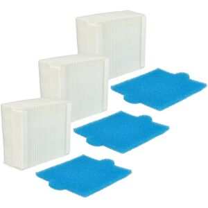 Vhbw - Filter-Set kompatibel mit Thomas Aqua+ Anti Allergy Staubsauger - 6x Filter (Spezial-Hygiene-Filter, Spezial-Hygiene-Vorfilter)