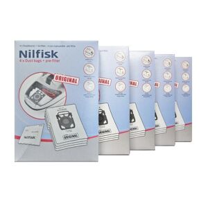 5 PAKKER NILFISK ELITE - Original 107412688 støvsugerposer