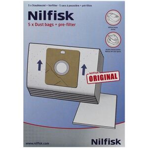 Nilfisk Original Gm 100 Sprint, Action, Astral, Alto Force 100, Action Plus Støvsugerposer