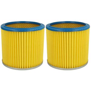 Vhbw - 2x fitre rond filtre à lamelles pour aspirateur multifonction compatible avec Parkside pnts 1500 (A1/B1/B2), 30/4(E/S), 30/6(E/S), 30/7(E/S) - Publicité