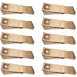 50x sacs remplacement pour Kärcher 6.904-208, 6.904-208.0, 6.904208.0, 6904-2080, 69042080 pour aspirateur - papier, 75,5cm x 20cm, marron - Vhbw - Publicité