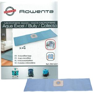 Lot de 4 sacs microfibre Collecto Wet & Dry (195269-30549) Aspirateur (ZR816001 ROWENTA CALOR) - Publicité