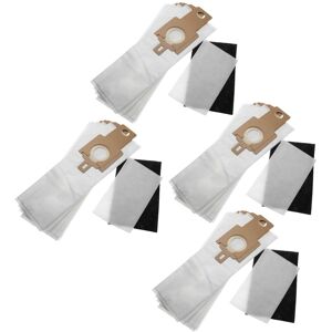 Lot de sacs (microfibres non tissées) + filtre avec 24 pièces compatible avec Hoover BT U3134 001, BT U3140 011, BT U3141 aspirateur