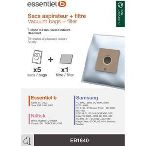 Essentiel B Sac aspirateur ESSENTIELB EB1840 - Publicité