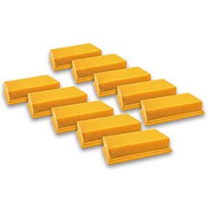 vhbw 10x filtres plats pour aspirateur compatible avec Dewalt D27091, D279015, D27902, D279025 - Publicité