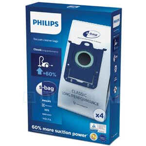 Philips Performer Active Sacs d'aspirateur Microfibres (4 sacs)