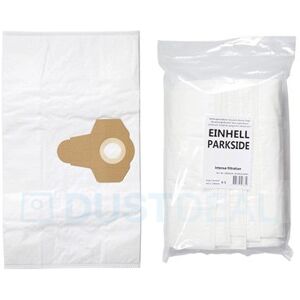 Parkside PNTS 1500 B3 Wet & Dry Sacs d'aspirateur Microfibres (5 sacs)