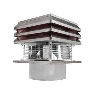 Gemi Elettronica Extracteur de fumee pour conduit rond d'acier pour cheminee ventilateur de radial chapeau aspirateur extracteur electrique