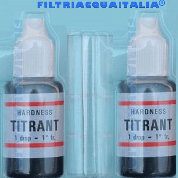 Titrant Analsi Durezza Acqua Set 2 Pezzi