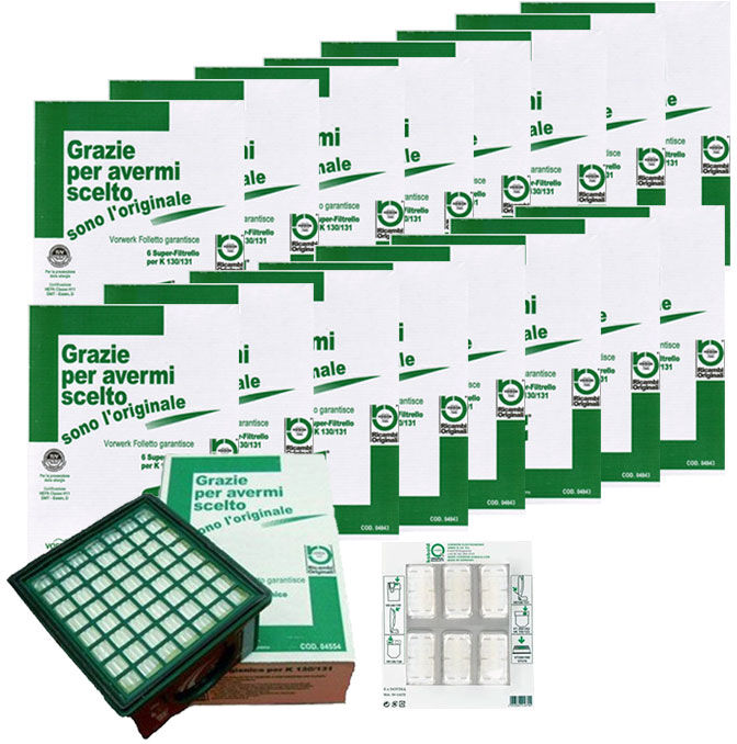 Vorwerk Box convenienza per Folletto VK 130 VK 131 - PACK LARGE