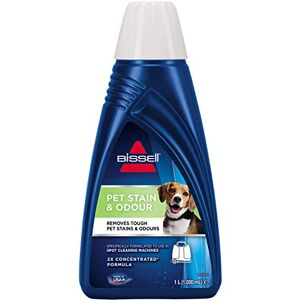 BISSELL Pet Stain & Odour Formula For Use in Compact Carpet Cleaners Removes Stains and Neutralized Pet Odours 1085N, 1L, Cleaning Solution (Packaging may vary)