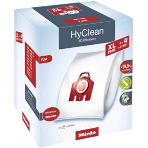 Miele FJM XL HyClean 3D - Pack of 8 FJM Dustbags including Filters